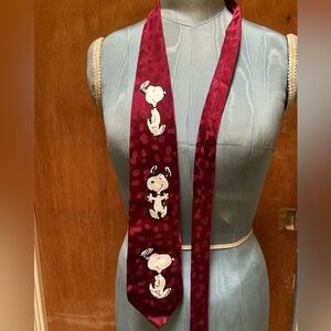 Vintage Snoopy Silk Tie